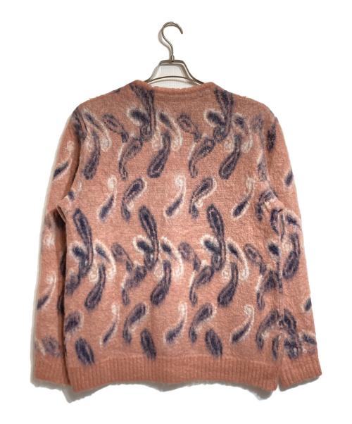 Needles（ニードルズ）Needles (ニードルズ) Mohair Cardigan -Paisley- ピンク サイズ:Mの古着・服飾アイテム