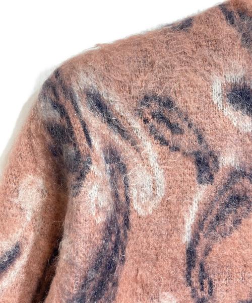 Needles（ニードルズ）Needles (ニードルズ) Mohair Cardigan -Paisley- ピンク サイズ:Mの古着・服飾アイテム