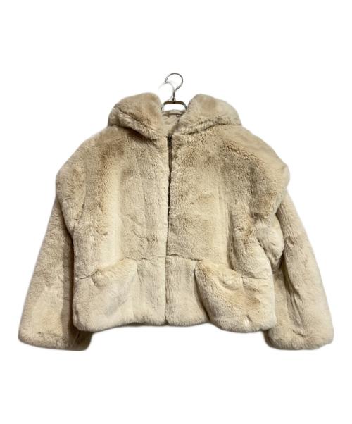 ALEXIA STAM（アリシアスタン）ALEXIA STAM (アリシアスタン) エコファージャケット/Eco fur jacket ベージュ サイズ:-の古着・服飾アイテム