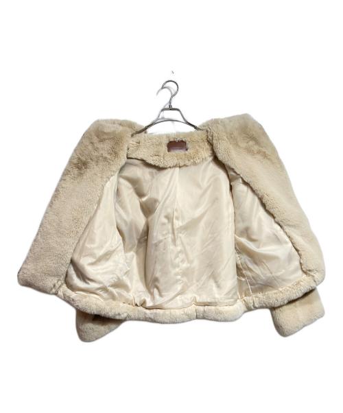 ALEXIA STAM（アリシアスタン）ALEXIA STAM (アリシアスタン) エコファージャケット/Eco fur jacket ベージュ サイズ:-の古着・服飾アイテム
