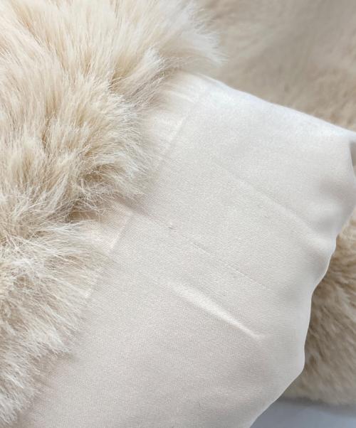 ALEXIA STAM（アリシアスタン）ALEXIA STAM (アリシアスタン) エコファージャケット/Eco fur jacket ベージュ サイズ:-の古着・服飾アイテム