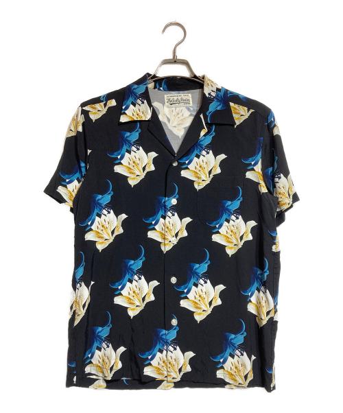 WACKO MARIA（ワコマリア）WACKO MARIA (ワコマリア) INVINCIBLE HAWAIIAN SHIRT ブラック サイズ:Mの古着・服飾アイテム