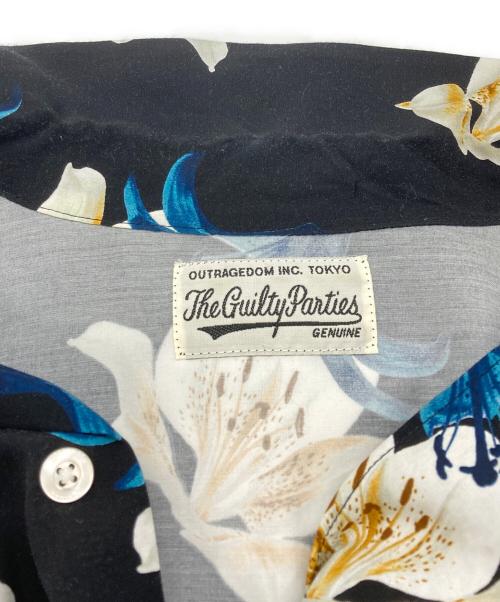 WACKO MARIA（ワコマリア）WACKO MARIA (ワコマリア) INVINCIBLE HAWAIIAN SHIRT ブラック サイズ:Mの古着・服飾アイテム