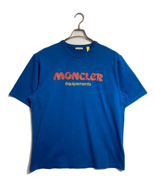 MONCLER（モンクレール）MONCLER (モンクレール) SS t-shirt ブルー サイズ:Mの古着・服飾アイテム