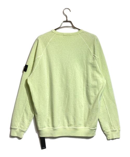 STONE ISLAND（ストーンアイランド）STONE ISLAND (ストーンアイランド) 前Vガゼットスウェット グリーン サイズ:XLの古着・服飾アイテム