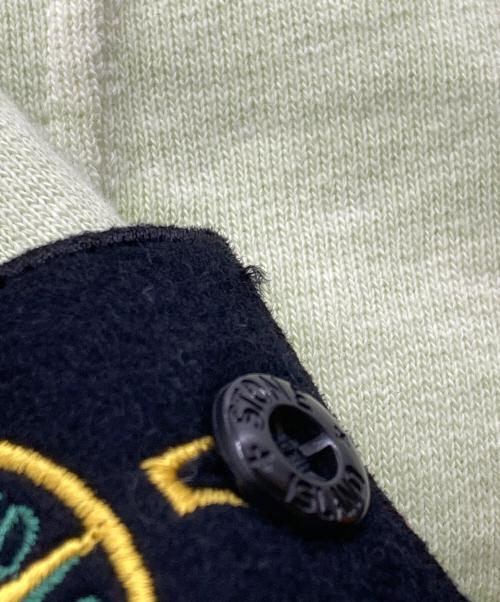 STONE ISLAND（ストーンアイランド）STONE ISLAND (ストーンアイランド) 前Vガゼットスウェット グリーン サイズ:XLの古着・服飾アイテム