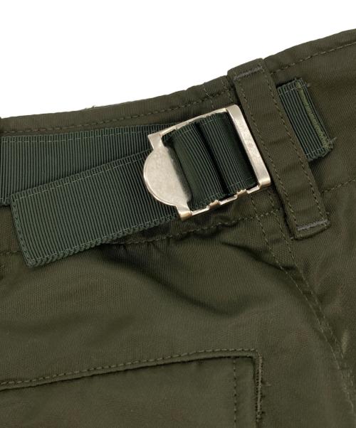 sacai（サカイ）sacai (サカイ) Nylon Twill Skirt カーキ サイズ:3の古着・服飾アイテム