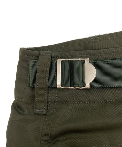 sacai（サカイ）sacai (サカイ) Nylon Twill Skirt カーキ サイズ:3の古着・服飾アイテム