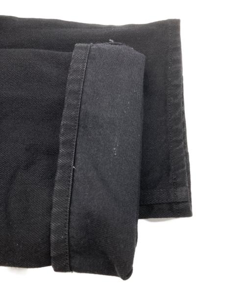 CALVIN KLEIN 205W39NYC（カルバンクライン205W39NYC）CALVIN KLEIN 205W39NYC (カルバンクライン205W39NYC) ANDY WARHOL (アンディウォーホル) コーティングデニムパンツ ブラック サイズ:30の古着・服飾アイテム