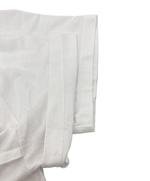 COMME des GARCONS HOMME PLUS（コムデギャルソンオムプリュス）COMME des GARCONS HOMME PLUS (コムデギャルソンオムプリュス) 再構築 S/S Tee ホワイト サイズ:Mの古着・服飾アイテム