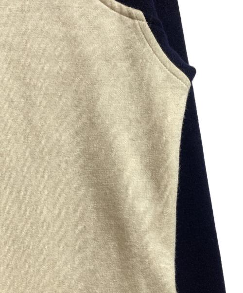 MARNI（マルニ）MARNI (マルニ) 袖切替ラグランスウェット アイボリー×ネイビー サイズ:44の古着・服飾アイテム
