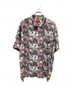 SUPREMEシュプリーム）の古着「Magazine S/S Shirt」｜グレー