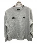 WIND AND SEAウィンダンシー）の古着「ロゴ刺繍スウェット」｜グレー