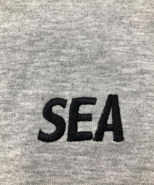 WIND AND SEA（ウィンダンシー）WIND AND SEA (ウィンダンシー) ロゴ刺繍スウェット グレー サイズ:Ｌの古着・服飾アイテム