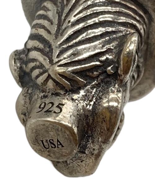 GLAD HAND（グラッドハンド）GLAD HAND (グラッドハンド) BROTHERS CHARMネックレス シルバー×ブラウンの古着・服飾アイテム