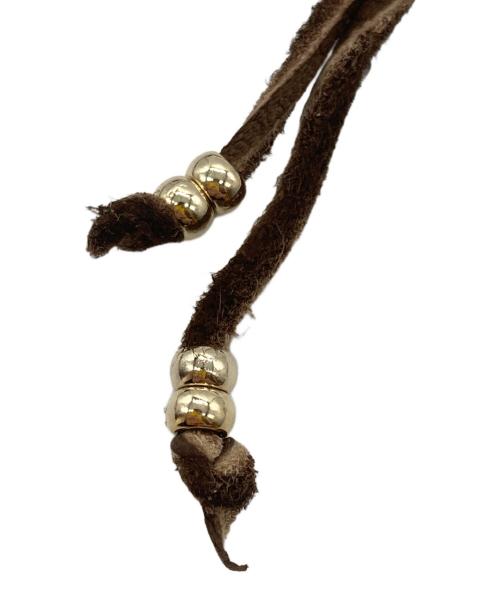 GLAD HAND（グラッドハンド）GLAD HAND (グラッドハンド) Medal Charm ネックレス シルバー×ブラウンの古着・服飾アイテム