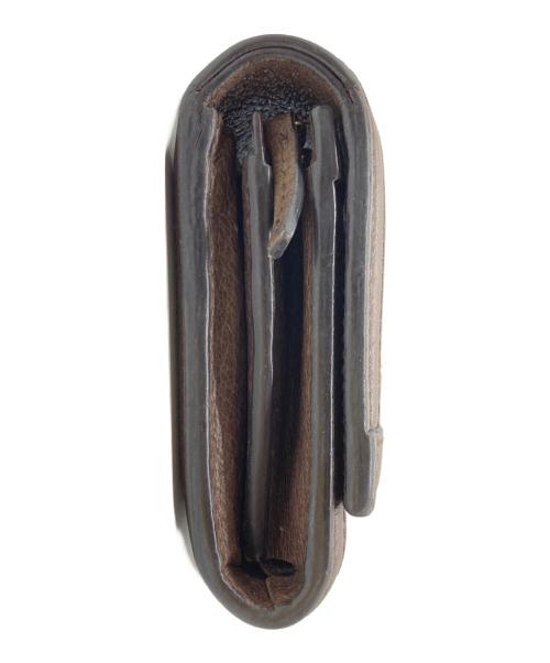 GUCCI（グッチ）GUCCI (グッチ) GGスプリーム・オフィディアコンパクトウォレット ブラウンの古着・服飾アイテム