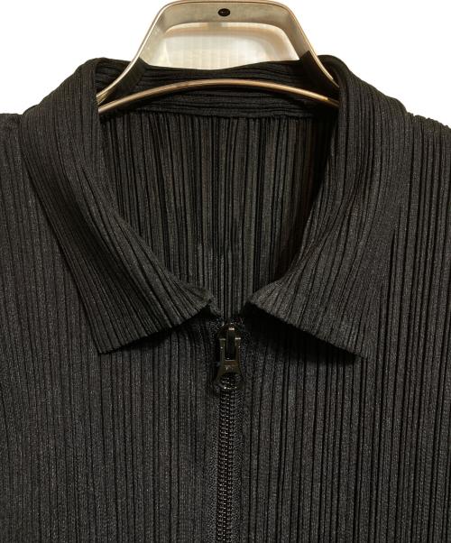 PLEATS PLEASE（プリーツプリーズ）PLEATS PLEASE (プリーツプリーズ) ダブルジッププリーツベスト ブラック サイズ:3の古着・服飾アイテム