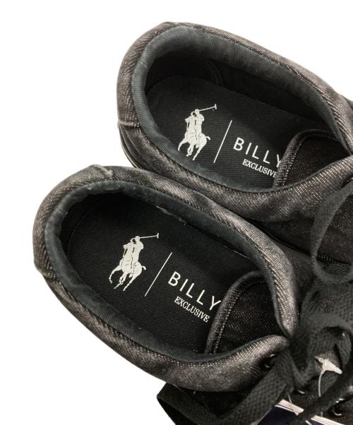 POLO RALPH LAUREN（ポロ・ラルフローレン）POLO RALPH LAUREN (ポロ・ラルフローレン) デニムスニーカー ブラック サイズ:US6の古着・服飾アイテム