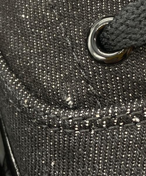 POLO RALPH LAUREN（ポロ・ラルフローレン）POLO RALPH LAUREN (ポロ・ラルフローレン) デニムスニーカー ブラック サイズ:US6の古着・服飾アイテム