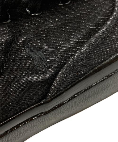 POLO RALPH LAUREN（ポロ・ラルフローレン）POLO RALPH LAUREN (ポロ・ラルフローレン) デニムスニーカー ブラック サイズ:US6の古着・服飾アイテム