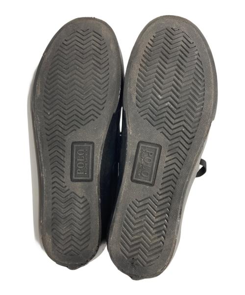 POLO RALPH LAUREN（ポロ・ラルフローレン）POLO RALPH LAUREN (ポロ・ラルフローレン) デニムスニーカー ブラック サイズ:US10の古着・服飾アイテム