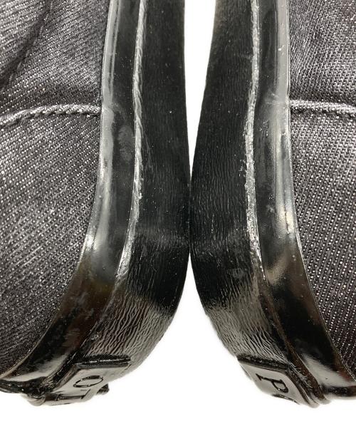 POLO RALPH LAUREN（ポロ・ラルフローレン）POLO RALPH LAUREN (ポロ・ラルフローレン) デニムスニーカー ブラック サイズ:US10の古着・服飾アイテム