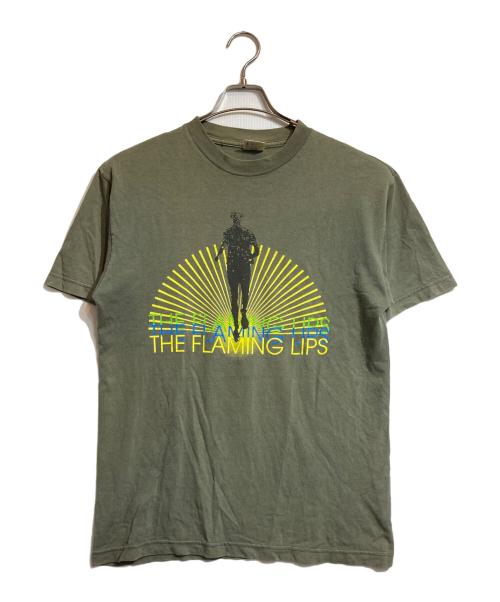 The Flaming Lips（ザ フラミング リップス）The Flaming Lips (ザ フラミング リップス) バンドTシャツ カーキ サイズ:Ｍの古着・服飾アイテム