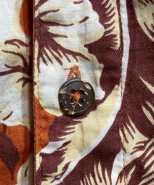 pataloha（パタロハ）pataloha (パタロハ) アロハシャツ オレンジ サイズ:Sの古着・服飾アイテム