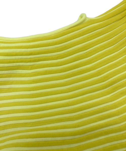 PLEATS PLEASE（プリーツプリーズ）PLEATS PLEASE (プリーツプリーズ) BOUNCE KNIT イエロー サイズ:-の古着・服飾アイテム