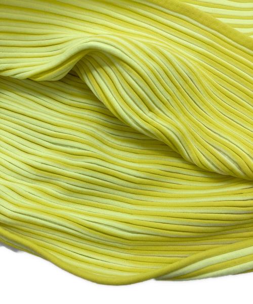 PLEATS PLEASE（プリーツプリーズ）PLEATS PLEASE (プリーツプリーズ) BOUNCE KNIT イエロー サイズ:-の古着・服飾アイテム