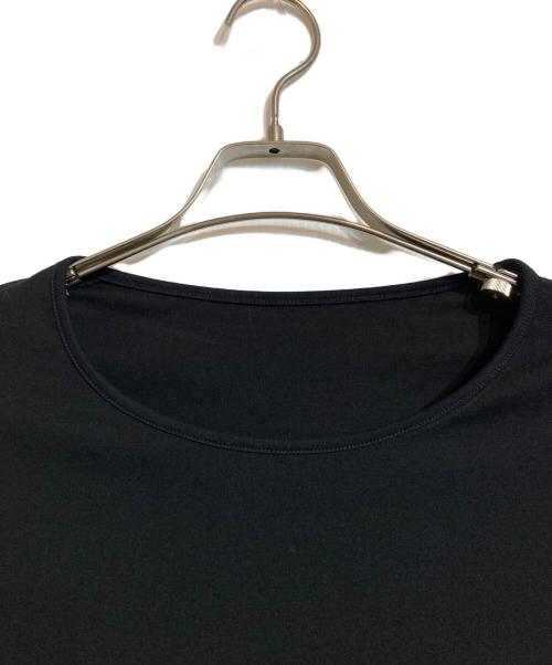 Yohji Yamamoto FEMME（ヨウジヤマモトファム）Yohji Yamamoto FEMME (ヨウジヤマモトファム) コットンジャージーカットソー ブラック サイズ:2の古着・服飾アイテム