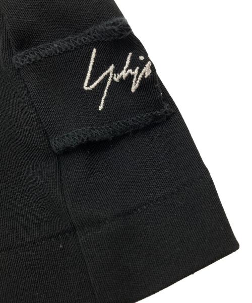 Yohji Yamamoto FEMME（ヨウジヤマモトファム）Yohji Yamamoto FEMME (ヨウジヤマモトファム) コットンジャージーカットソー ブラック サイズ:2の古着・服飾アイテム