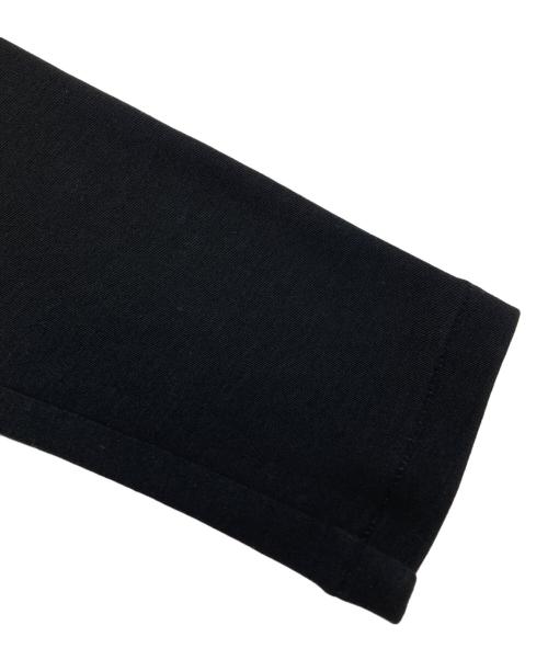 Yohji Yamamoto FEMME（ヨウジヤマモトファム）Yohji Yamamoto FEMME (ヨウジヤマモトファム) コットンジャージーカットソー ブラック サイズ:2の古着・服飾アイテム