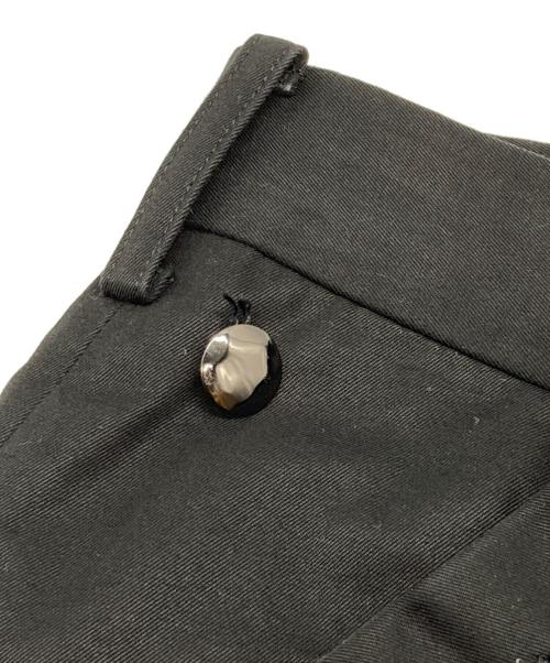 Yohji Yamamoto pour homme（ヨウジヤマモト プールオム）Yohji Yamamoto pour homme (ヨウジヤマモト プールオム) メタルボタンコットンロングパンツ ブラック サイズ:2の古着・服飾アイテム