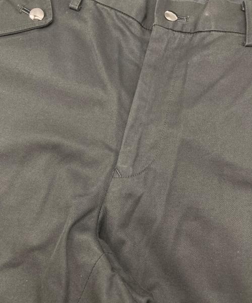 Yohji Yamamoto pour homme（ヨウジヤマモト プールオム）Yohji Yamamoto pour homme (ヨウジヤマモト プールオム) メタルボタンコットンロングパンツ ブラック サイズ:2の古着・服飾アイテム