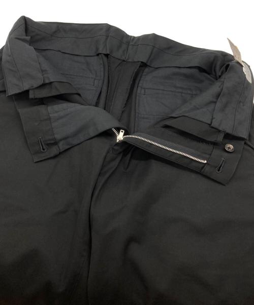 Yohji Yamamoto pour homme（ヨウジヤマモト プールオム）Yohji Yamamoto pour homme (ヨウジヤマモト プールオム) メタルボタンコットンロングパンツ ブラック サイズ:2の古着・服飾アイテム