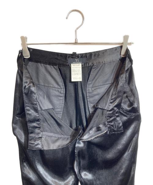 Y's（ワイズ）Y's (ワイズ) レーヨンクロップドパンツ ブラック サイズ:3の古着・服飾アイテム