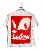 SEGA SONICセガソニック）の古着「ゲームキャラクタープリントTシャツ」｜ホワイト