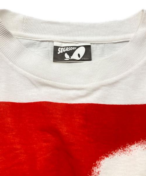 SEGA SONIC（セガソニック）SEGA SONIC (セガソニック) ゲームキャラクタープリントTシャツ ホワイト サイズ:Freeの古着・服飾アイテム