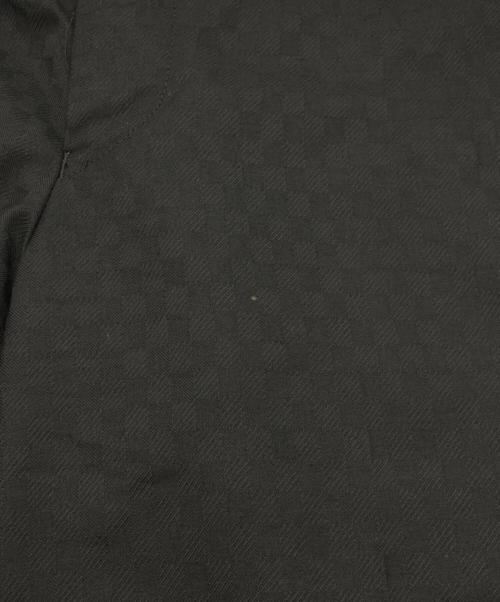 COMME des GARCONS HOMME PLUS（コムデギャルソンオムプリュス）COMME des GARCONS HOMME PLUS (コムデギャルソンオムプリュス) ダイヤ柄テーパードスラックス ブラック サイズ:Sの古着・服飾アイテム