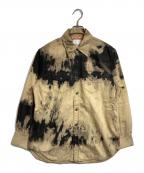 Acne studioアクネストゥディオズ）の古着「DENIM SHIRT - RELAXED FIT」｜ベージュ