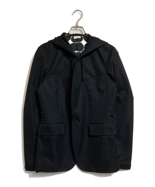 COMME des GARCONS HOMME PLUS（コムデギャルソンオムプリュス）COMME des GARCONS HOMME PLUS (コムデギャルソンオムプリュス) バックドットフーディージャケト ブラック サイズ:SSの古着・服飾アイテム