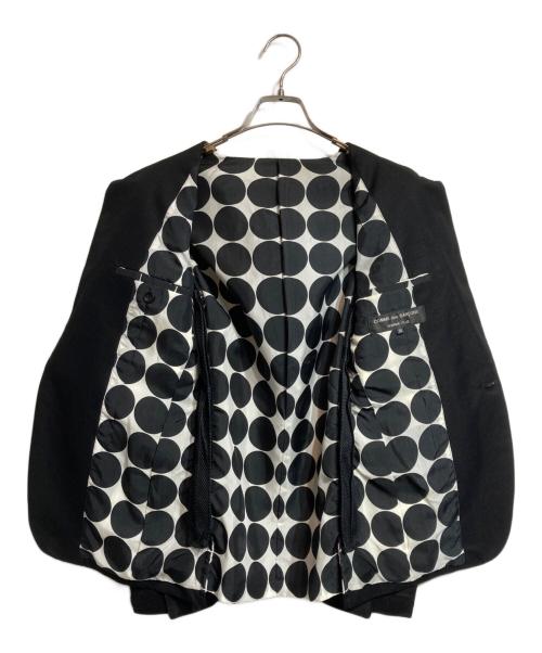 COMME des GARCONS HOMME PLUS（コムデギャルソンオムプリュス）COMME des GARCONS HOMME PLUS (コムデギャルソンオムプリュス) バックドットフーディージャケト ブラック サイズ:SSの古着・服飾アイテム