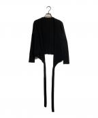YOHJI YAMAMOTOヨウジヤマモト）の古着「ジャージカーディガン」｜ブラック