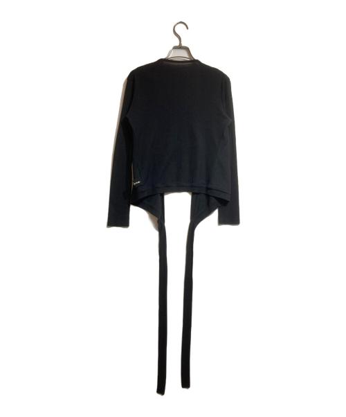 YOHJI YAMAMOTO（ヨウジヤマモト）YOHJI YAMAMOTO (ヨウジヤマモト) ジャージカーディガン ブラック サイズ:3の古着・服飾アイテム