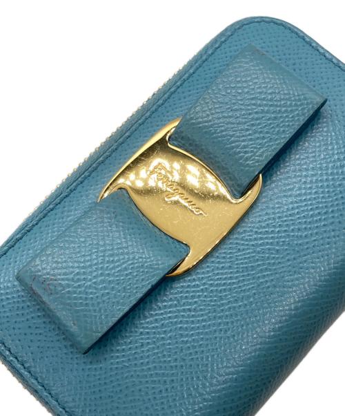 Salvatore Ferragamo（サルヴァトーレ フェラガモ）Salvatore Ferragamo (サルヴァトーレ フェラガモ) コインケース ブルーの古着・服飾アイテム