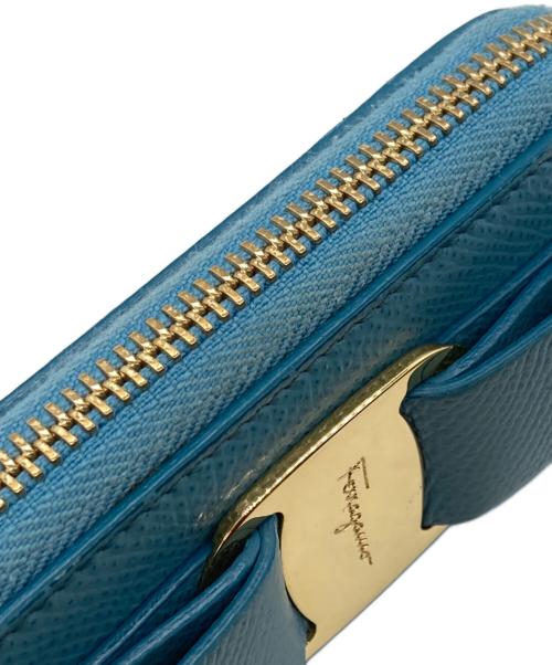 Salvatore Ferragamo（サルヴァトーレ フェラガモ）Salvatore Ferragamo (サルヴァトーレ フェラガモ) コインケース ブルーの古着・服飾アイテム