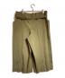 me ISSEY MIYAKE (ミーイッセイ ミヤケ) プリーツハーフパンツ オリーブ サイズ:-：8000円
