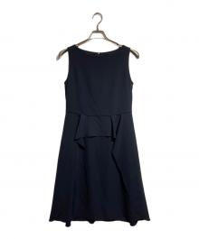 FOXEY NEWYORK（フォクシーニューヨーク）の古着「ノースリーブワンピース」｜ブラック